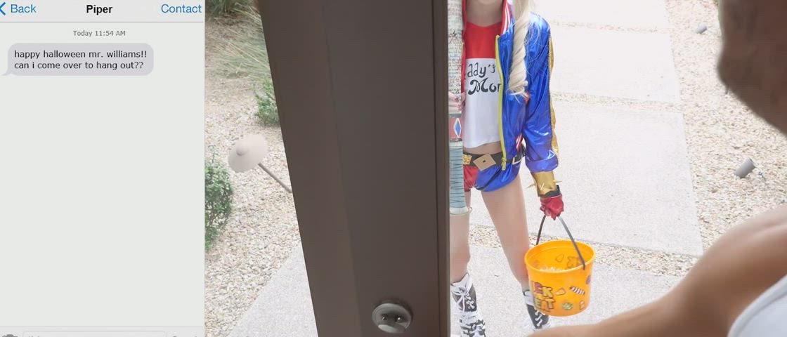 Daughter's friend Piper takes "slutty Halloween costume" to a new level