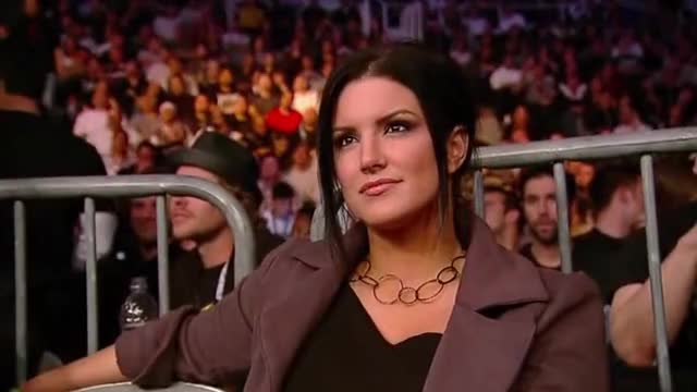 Gina Carano doing her sexy little lip bite is hot