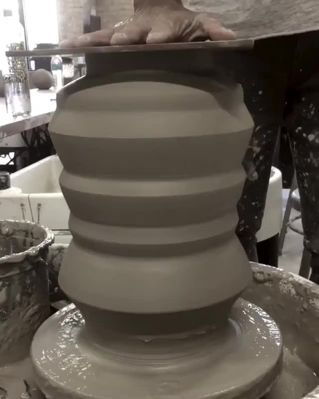 Popping clay like a balloon