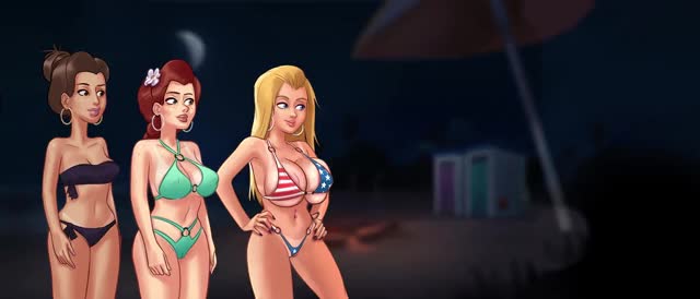 beach becca game missy roxxy sex summertime saga threesome