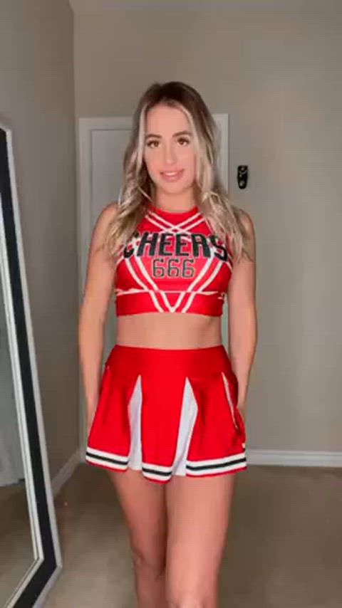 cheerleader cute on/off petite