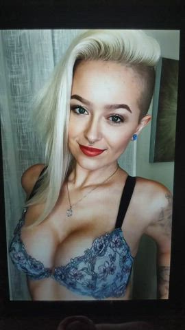 big tits blonde celebrity cum cumshot facial gamer girl onlyfans tribute