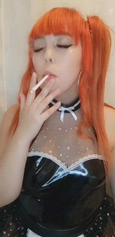 redhead smoking teen topanga