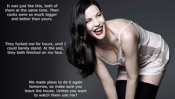 Your wife, Liv Tyler, tells you exactly how your teenage neighbors kept her company