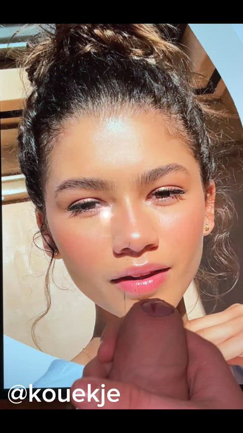 Zendaya cum tribute (full video and all my other tribute are on my telegram Chanel