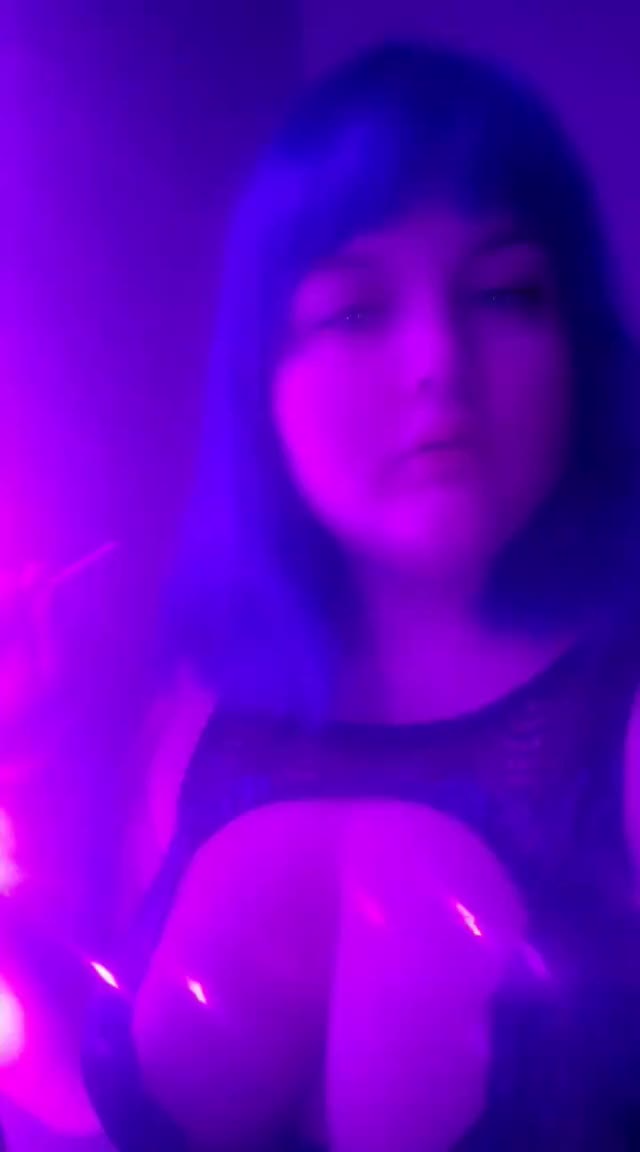 These purple lights are cute sometimes :)