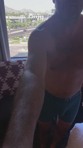 [47] hotel window in Phoenix just reaffirms… I’m an exhibitionist (sound on)