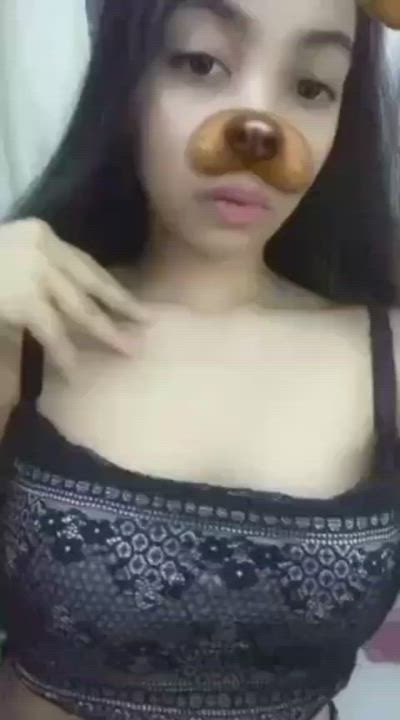 Very Horny NRI Bae Revealing her own Snapchat Filtered Hot 6Pics n 7Videos