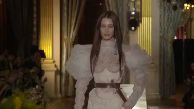 Bella Hadid The Andreas Kronthaler for Vivienne Westwood Autumn-Winter 20 21 Fashion