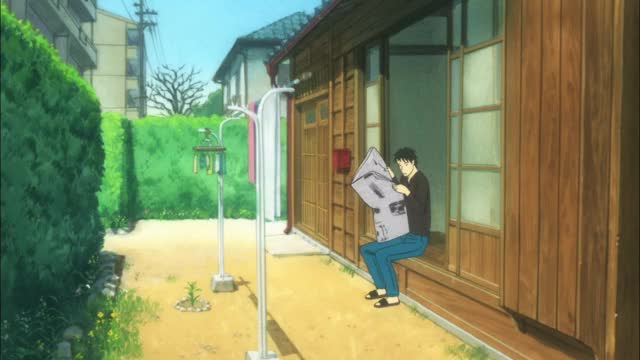 Usagi Drop (Ep. 5 post-ending scene) GIF
