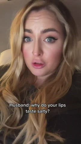 White boyfriend: Why do your lips taste salty?