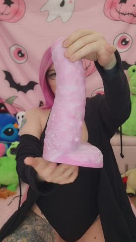 The most beautiful dildo from Pleasure Forge - Troll stretches me to the limits!