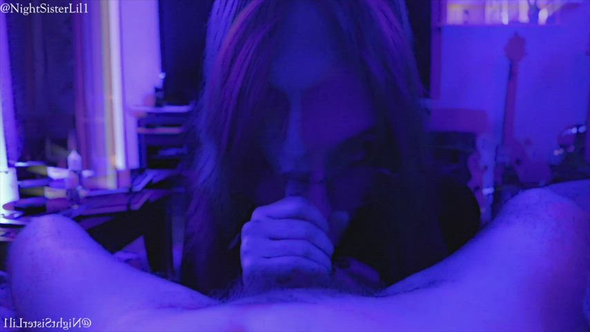 POV: Your reality melts while receiving a mind bending blowjob from your trans girlfriend!