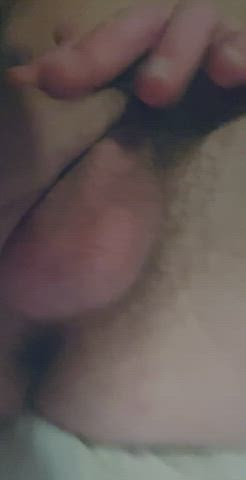 Love touching my soft natural penis