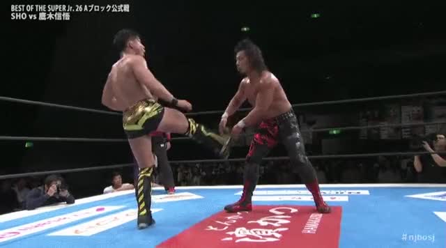 Italo Santana - .@Takagi__Shingo destroys SHO with a brutal Lariat. #njbosj #NJPW