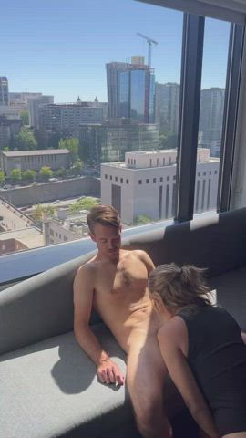 I loved being fucked above the city [MF]