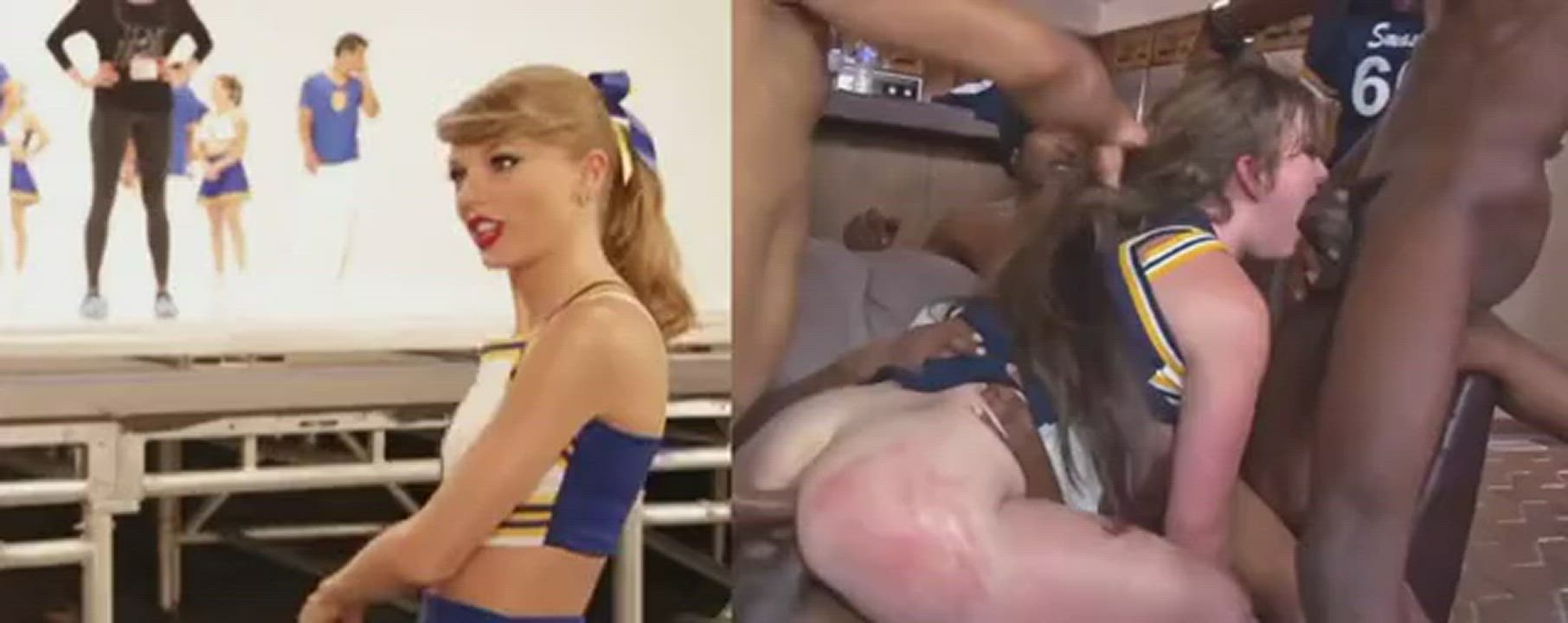I dressed up as Taylor Swift for my friends and they went a little crazy..