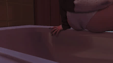 Bathtub Couple Teasing
