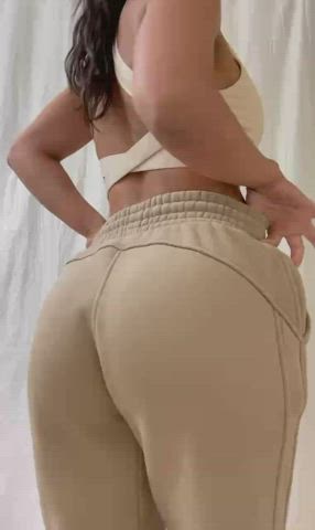 My bf told me my ass still looked thick in the sweats