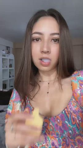 clothed cute latina pussy