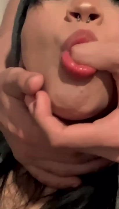 Finger sucking is very attractive