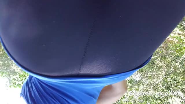 [GIF] Hope you don't get dizzy when I pull my leggings and panties down, I had to
