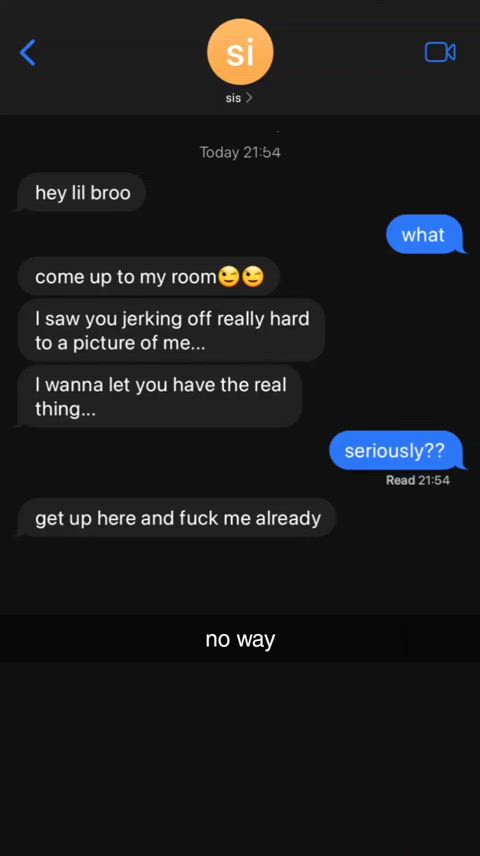 Sister catches brother jerking to her pics, let's him fuck her instead