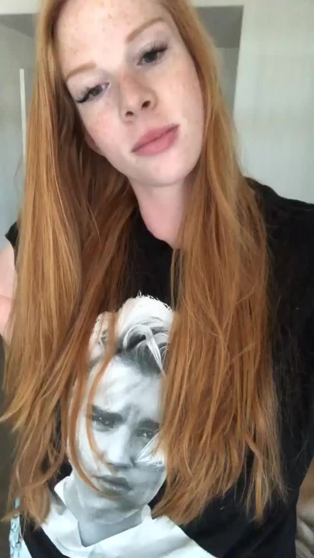 Gorgeous Redhead Ginger with Freckles
