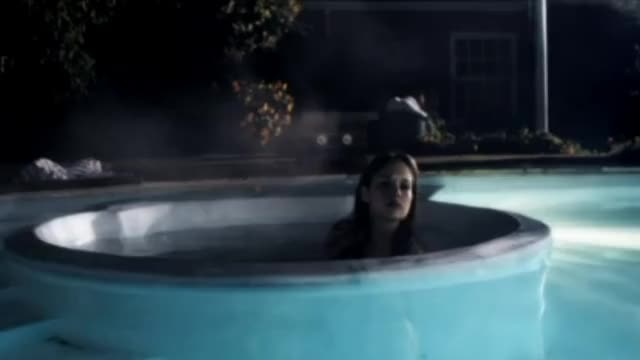 Aggy K. Adams (as Aggy Kukawka) - Eden Lodge - nighttime hot tub scene (lower quality