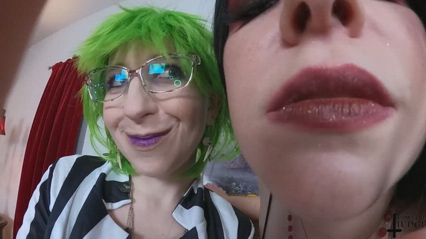 Beetlejuice and Lydia think you look tasty... with Girlbot Div