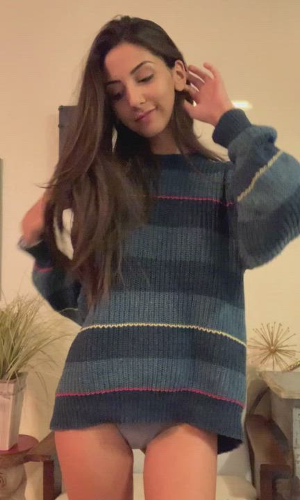 Adorable Sweater Girl