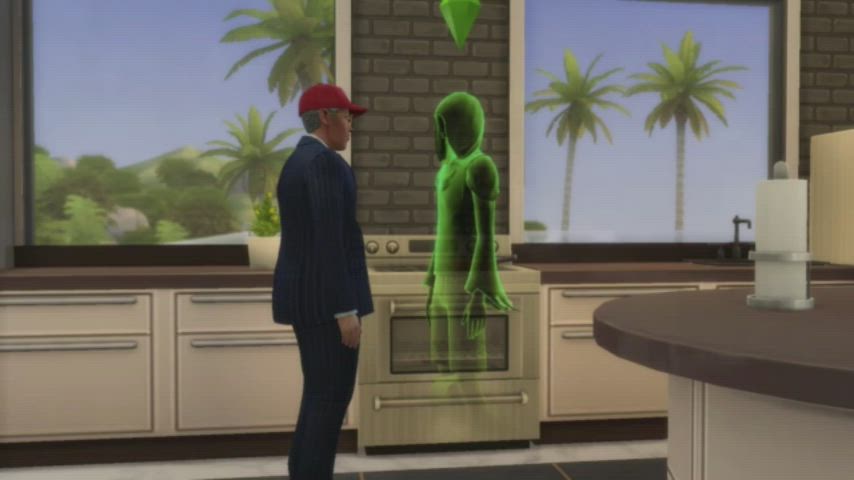 My Trump Sim lives with Grim now by Dixie Dalton (Ted Cruz was the one putting out