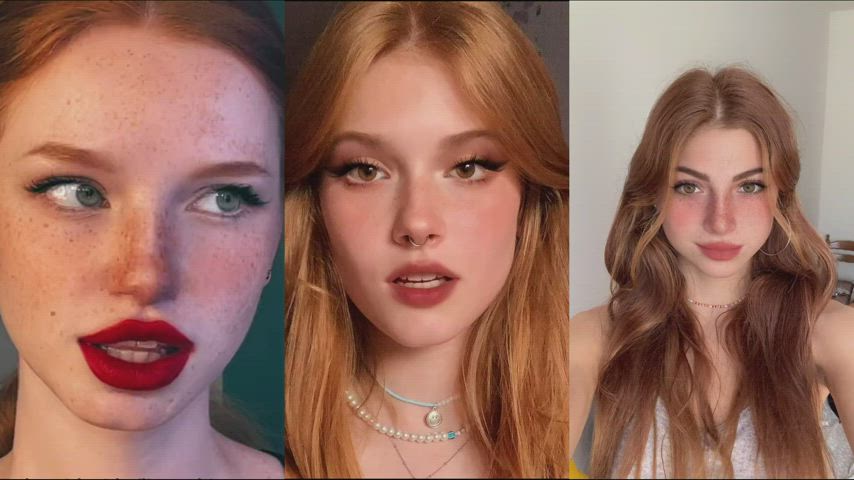 BBC Freckles Interracial Lipstick Redhead Split Screen Porn