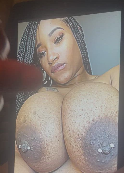 Michelle Walker Big Tits Cumshot Tribute Porn GIF by ebonyloverboy915. I love her