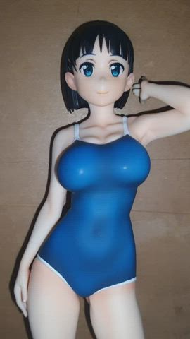 Suguha's cute round breasts! (Kirigaya Suguha SoF #4) (Album in comment)