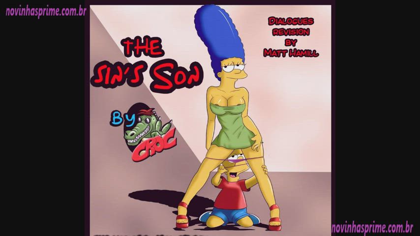 ( The Simpsons Hentai comic ) Bart fucking Marge's ass