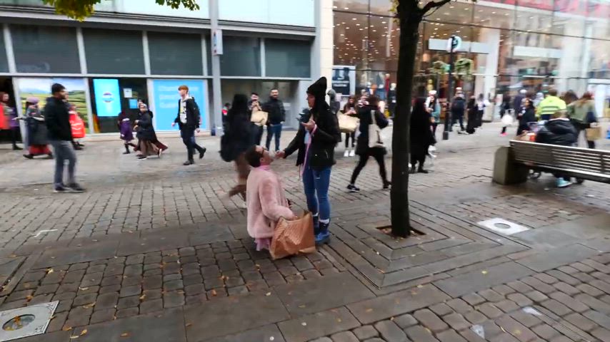 Beta male humiliated in Manchester, UK