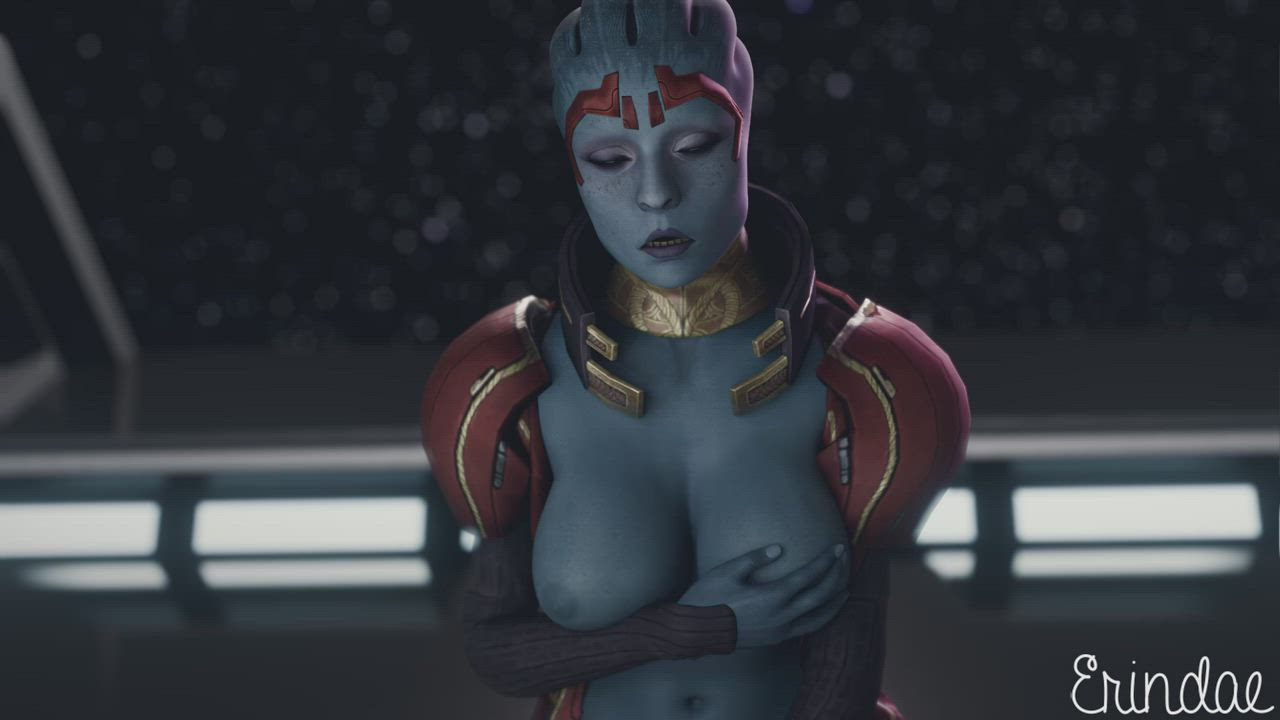 Samara playing with herself (Erindae) [Mass Effect]