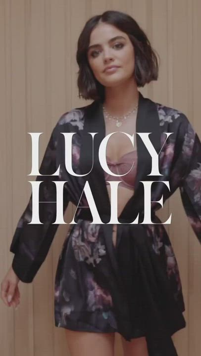Babe Brunette Celebrity Lingerie Lucy Hale Model Petite Underwear