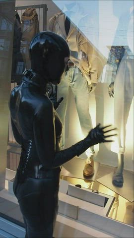 The rubber doll finds herself delighted and amazed at all the pretty things in the