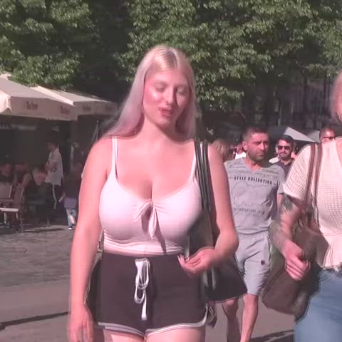 big tits candid cleavage clothed huge tits natural tits sfw teen