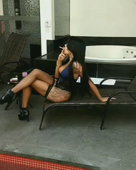Bianca Beauchamp Brazilian Clothed High Heels Smoking Trans