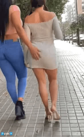 Ass out on the street