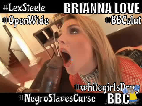 bbc bondage brianna love cum in mouth facial interracial lexington steele slave white