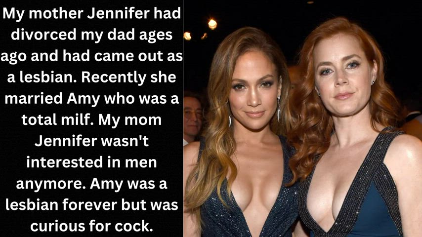 Stepmom Amy Adams cheating on her wife, my mom Jennifer lopez, with me.