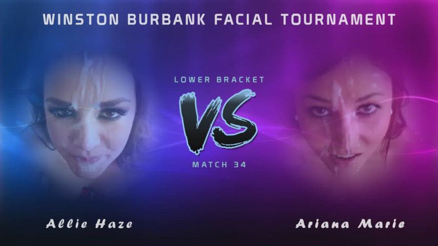 Winston Burbank Facial Tournament - Match 34 - Lower Bracket - Allie Haze vs. Ariana