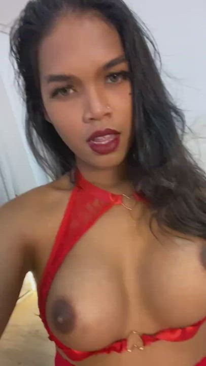 Big Tits Close Up Cute Kiss Lingerie Natt Chanapa Pretty Smile Thai Trans
