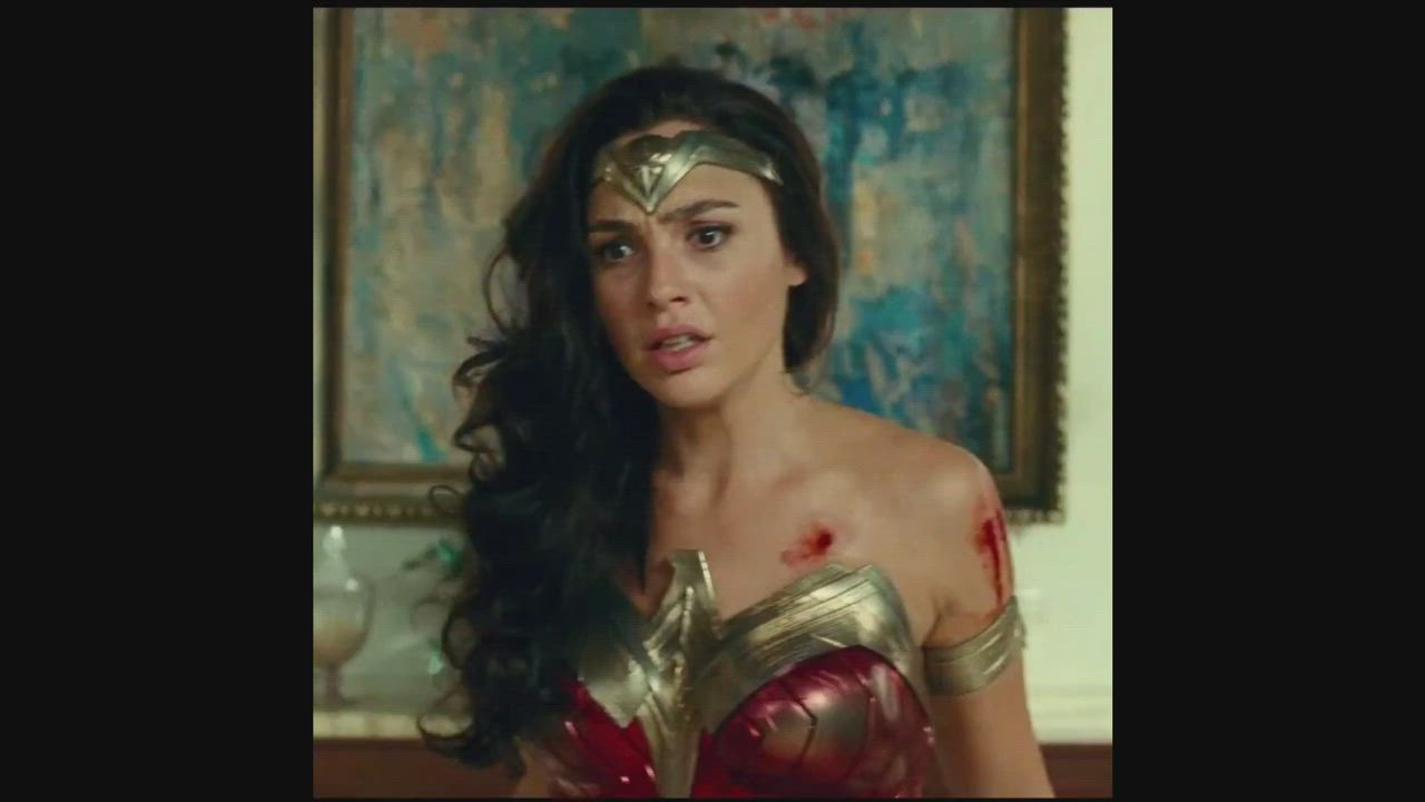 That surprised look of gal Gadot when you ask for one more round after a hard core