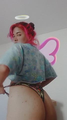 angel argentinian big ass doll pink tattoo wedgie