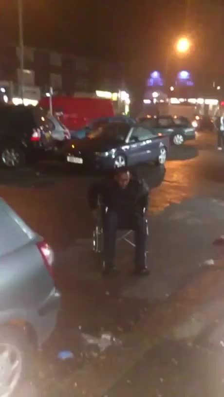 Guy vs. Wheelchair
